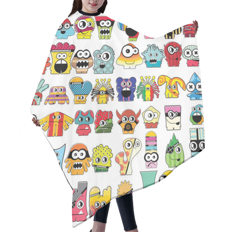 Personality  Monsters Hair Cutting Cape