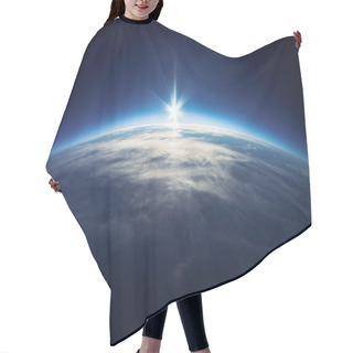 Personality  Earth From Universe (taken 20km Above Ground) Real Photo Hair Cutting Cape