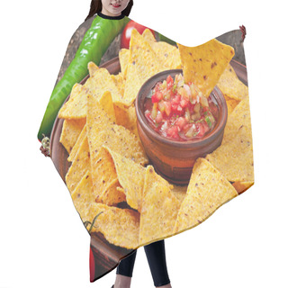Personality  Mexican Nacho Chips Hair Cutting Cape