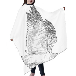 Personality  Flying Sea Gull Hair Cutting Cape