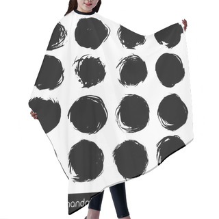Personality  Abstract Handmade Background. Hair Cutting Cape