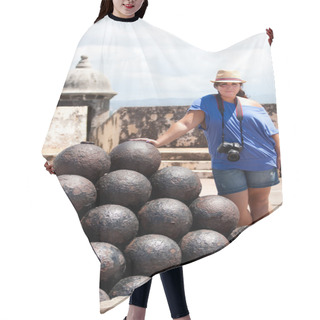 Personality  El Morro Fort Canon Balls Hair Cutting Cape