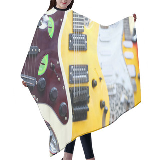 Personality  Many Electric Guitars Hair Cutting Cape