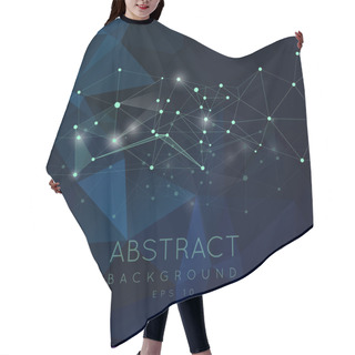 Personality  Abstract Polygonal Background Hair Cutting Cape
