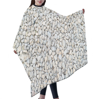 Personality  White Gravel Texture Hair Cutting Cape