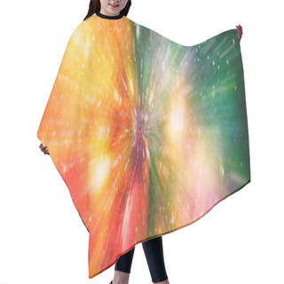 Personality  Panorama View Warp Space , Abstract Of Warp Or Hyperspace Motion Star Trail. Elements Of This Image Furnished By NASA Hair Cutting Cape