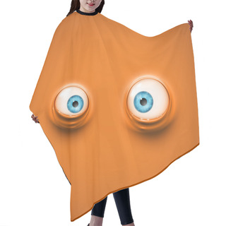 Personality  Background With Eyes Hair Cutting Cape