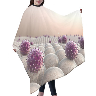 Personality  Cells, Macrophage Hair Cutting Cape
