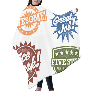 Personality  Awesome Work Stamps Hair Cutting Cape