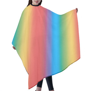 Personality  Abstract Gradient Pattern With Rainbow Colors  Hair Cutting Cape