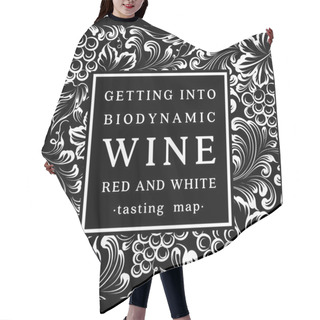 Personality  Label For A Bottle Of Wine. Hair Cutting Cape