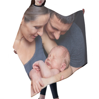 Personality  Mother And Father, Newborn Baby Boy Hair Cutting Cape