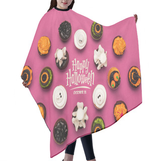 Personality  Spooky Halloween Cupcakes Hair Cutting Cape