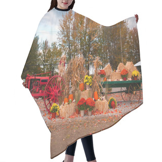 Personality  Old Farm Tractor Hair Cutting Cape