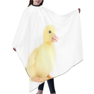 Personality  Little Yellow Duckling On White Background Hair Cutting Cape
