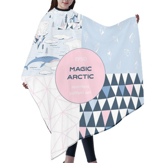 Personality  Arctic Pattern Set. Hair Cutting Cape