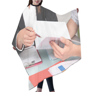 Personality  Filling Out Paperwork Hair Cutting Cape