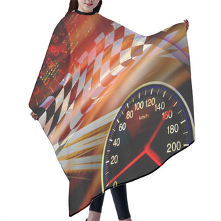 Personality  Speed Racing Background Hair Cutting Cape