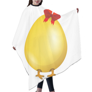 Personality  Little Chicken In Egg. Vector Illustration. Hair Cutting Cape