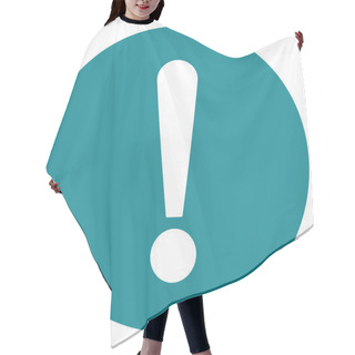 Personality  Problem Flat Soft Blue Color Icon Hair Cutting Cape