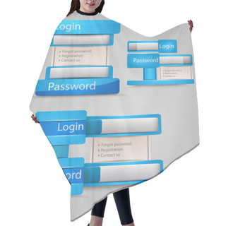 Personality  Login And Registration Web Hair Cutting Cape