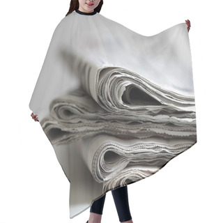 Personality  Newspaper Hair Cutting Cape
