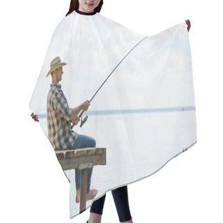 Personality  Summer Fishing Hair Cutting Cape