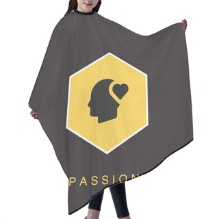 Personality  Passion Icon. Vector Illustration  Hair Cutting Cape