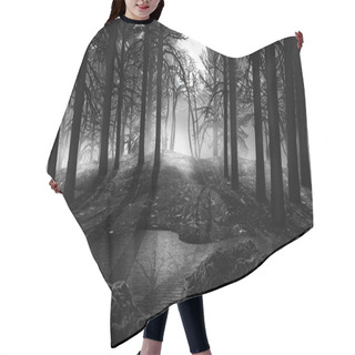 Personality  Fog In The Old Forest Hair Cutting Cape