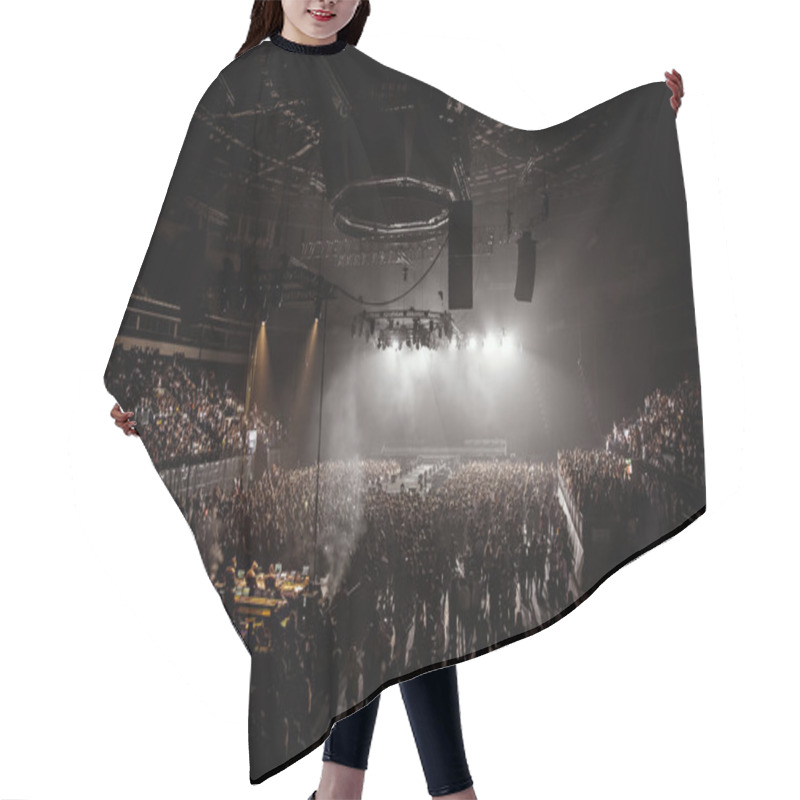 Personality  Crowd On Music Arena Hair Cutting Cape