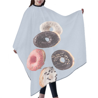 Personality  Glazed Donuts With Sprinkles  Hair Cutting Cape