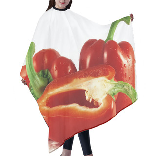 Personality  Three Red Pepper Hair Cutting Cape