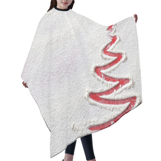 Personality  Christmas Background Hair Cutting Cape