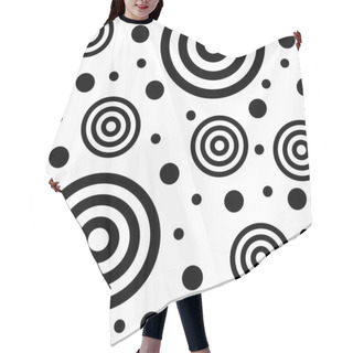 Personality  Seamless Abstract Pattern Hair Cutting Cape