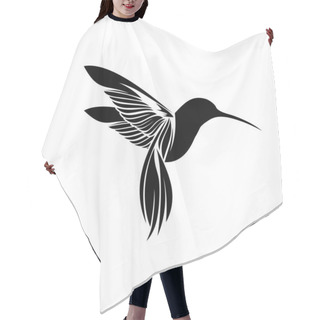 Personality  Simple Colibri Hummingbird Symbol Concept Hair Cutting Cape