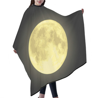 Personality  Yellow Moon Hair Cutting Cape