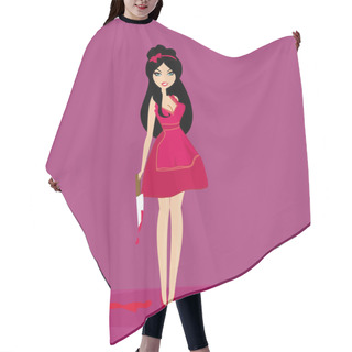 Personality  Alice In Wonderland Hair Cutting Cape