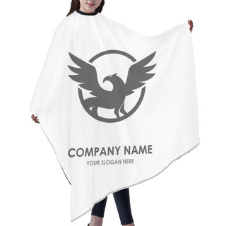 Personality  Griffin Logo Illustration Vector Design Hair Cutting Cape