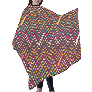 Personality  Chevron Pattern Hair Cutting Cape