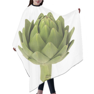 Personality  Artichoke Isolated On White Hair Cutting Cape