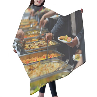 Personality  Buffet Food Hair Cutting Cape