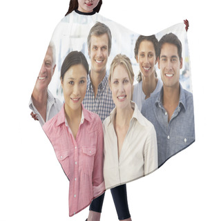 Personality  Mixed Group Business In Office Hair Cutting Cape