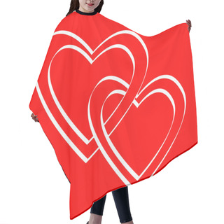 Personality  Valentine Hair Cutting Cape