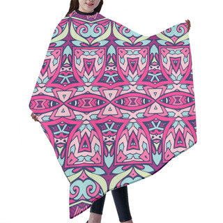 Personality  Abstract Festive Colorful Floral Ethnic Tribal Pattern Hair Cutting Cape