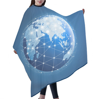 Personality  Earth Of Global Networks Hair Cutting Cape