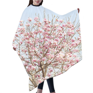 Personality  Magnolia Flower Hair Cutting Cape