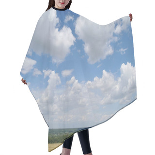 Personality  Cloudy Sky And Golden Field Hair Cutting Cape