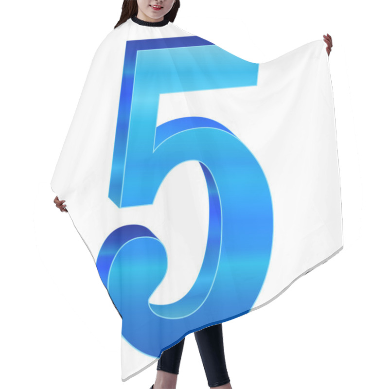 Personality  Number 5 hair cutting cape