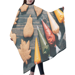 Personality  Autumn Themed Cookies Hair Cutting Cape