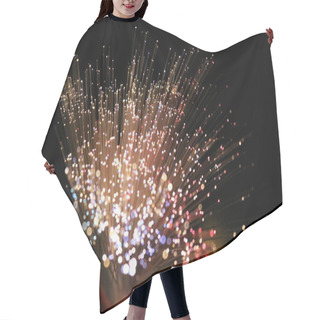 Personality  The Fiber Optic Lamp Produces Suggestive Lighting Effects Hair Cutting Cape